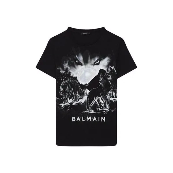 Хлопковая футболка Balmain