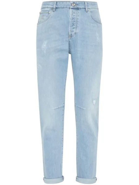 Brunello Cucinelli прямые джинсы, синий