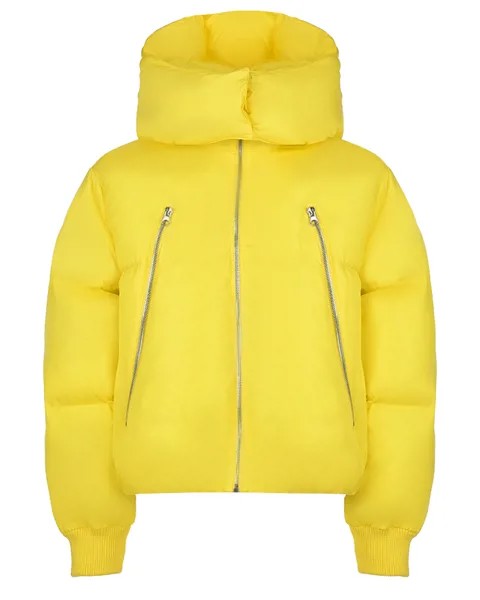 Укороченная желтая куртка MM6 Maison Margiela детская