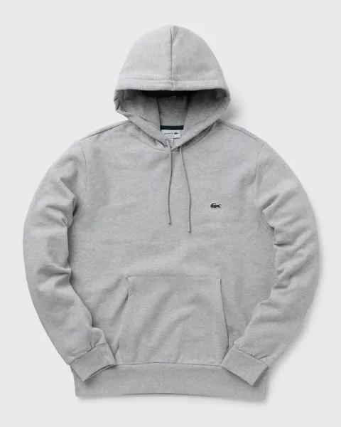 Худи Lacoste Fleece Hoodie, цвет silver chine