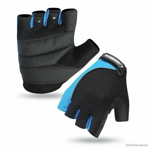 Перчатки Larsen, размер M, черный, синий