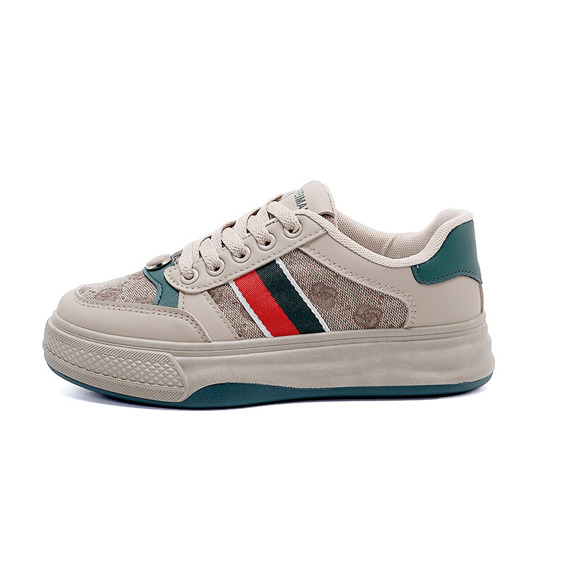 Кроссовки Pelochi Skateboarding Shoes Women's Low-top, зеленый