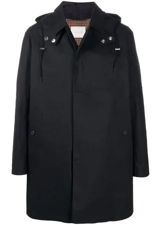 Mackintosh однобортное пальто DUNOON HOOD
