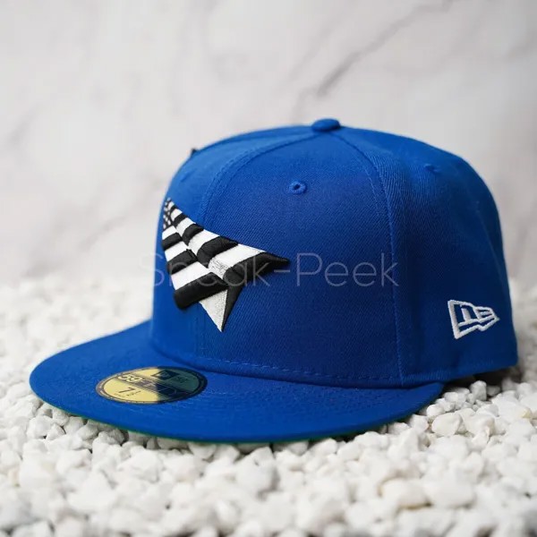 Мужская кепка New Era Paper Planes Rock Nation Jay Z, облегающая кепка 59Fifty Blue #694