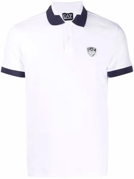 Ea7 Emporio Armani худи с вышитым логотипом