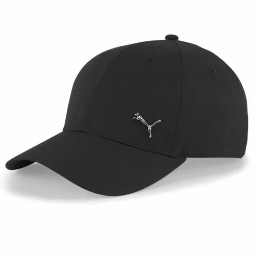 Бейсболка PUMA Детская кепка Puma Metal Cat Cap черная, размер OneSize, черный