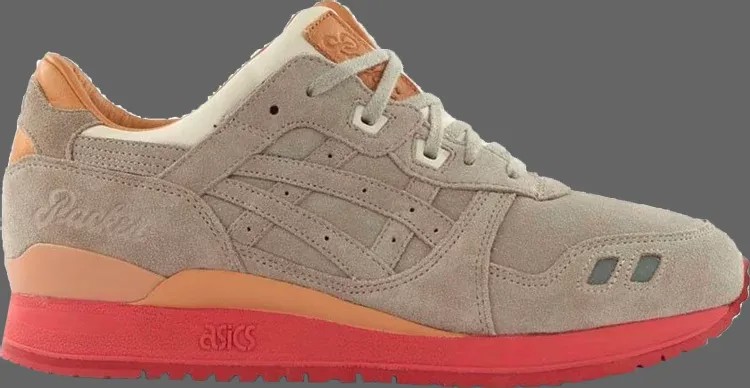 Кроссовки packer shoes x gel lyte 3 'dirty buck' Asics, загар