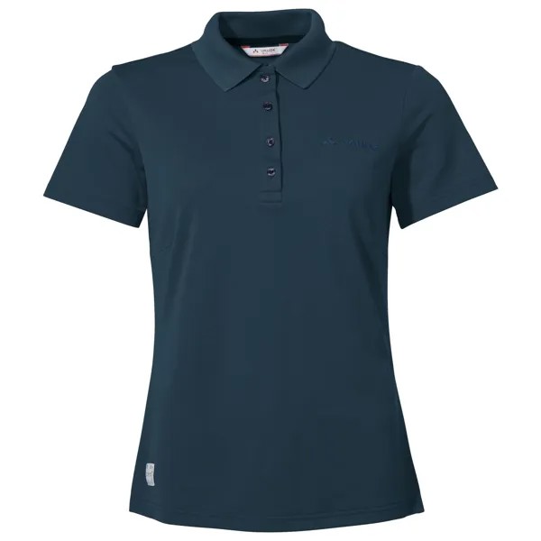 Рубашка поло Vaude Women's Essential Polo Shirt, цвет Dark Sea
