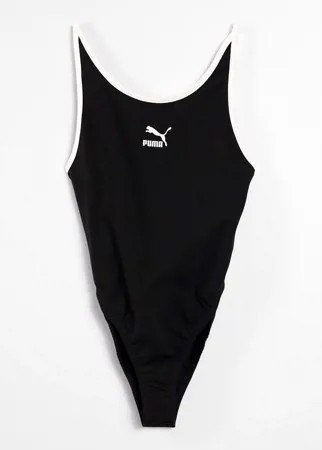 Черное боди PUMA Classics-Черный цвет