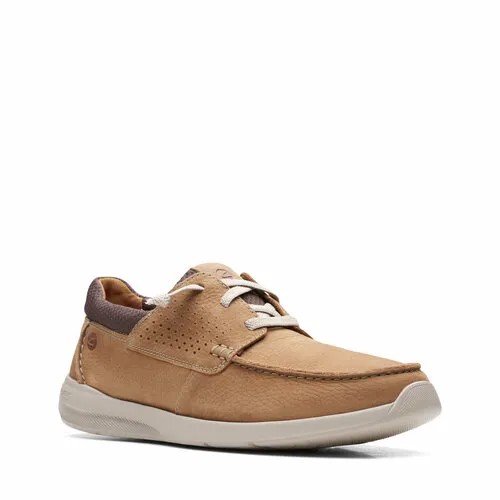 Полуботинки  Clarks, размер 47 EU, бежевый