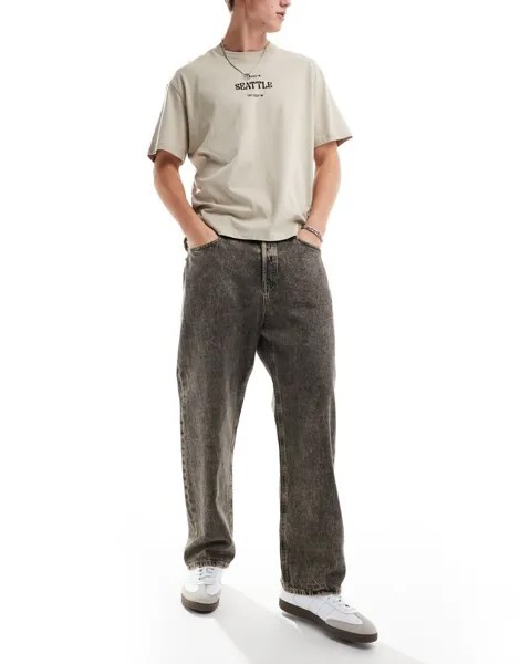 Jack & Jones – Alex – Свободные потертые джинсы
