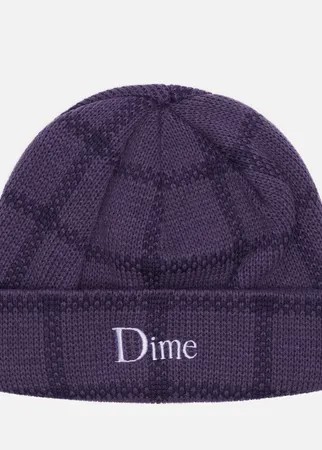 Шапка Dime Dime Classic Plaid, цвет фиолетовый