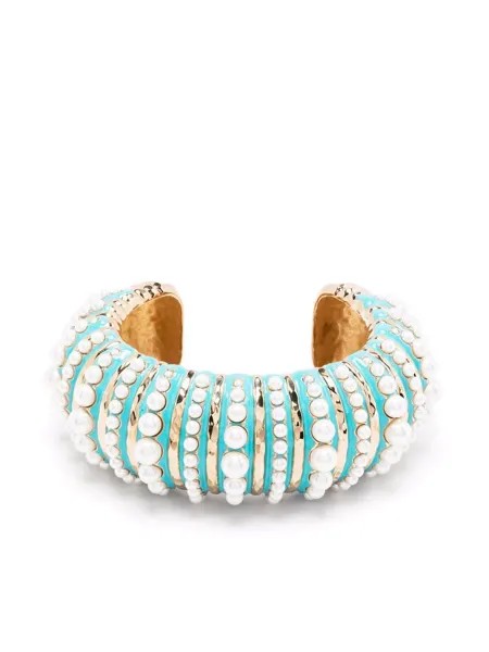 LANVIN gem-embellished bangle bracelet