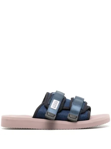 Шлепанцы Moto на липучках Suicoke, синий