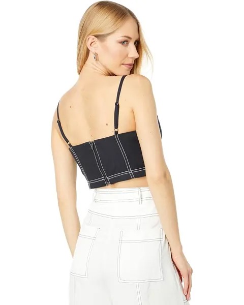 Топ BCBGMAXAZRIA Bralette Top, цвет Midnight Navy