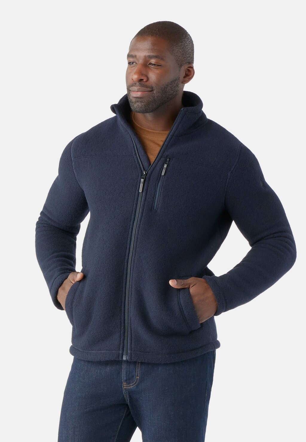 Флисовая куртка Smartwool HUDSON TRAIL FLEECE FULL ZIP, темно-синий