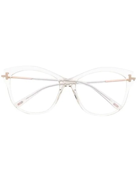 Tom Ford Eyewear очки FT5705-B в оправе 'кошачий глаз'