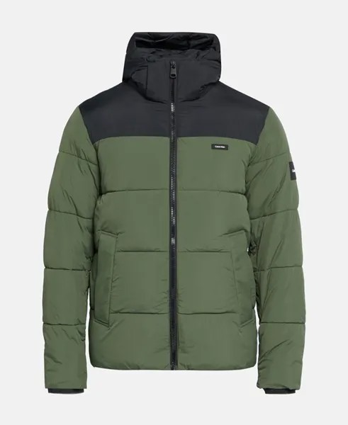 Стеганая куртка Calvin Klein, зеленый