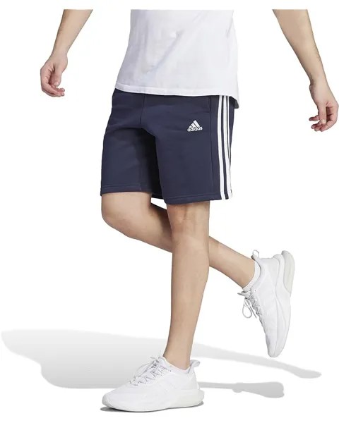 Шорты adidas Essentials Fleece 3-Stripes, цвет Ink