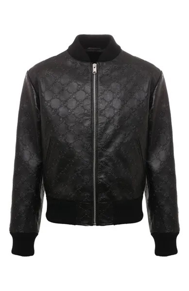 Кожаный бомбер Gucci