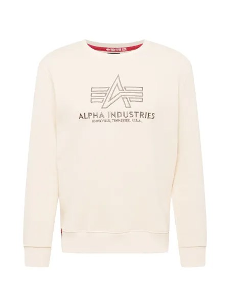 Толстовка Alpha Industries, крем