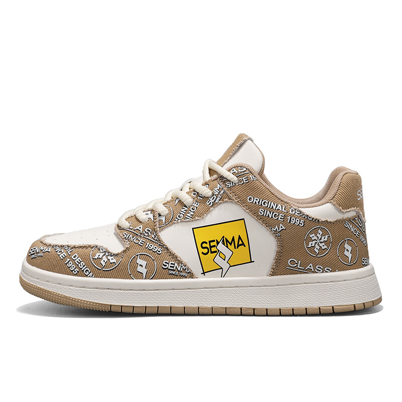 Кроссовки SENMA Semir Skateboarding Shoes Unisex Low-top, зеленый