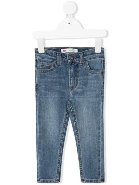 Levi's Kids джинсы Milestone с эффектом потертости