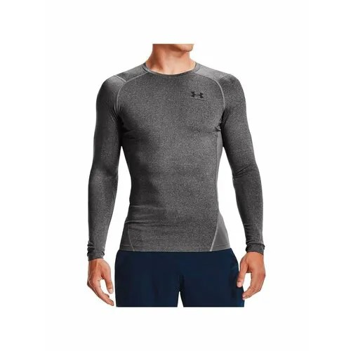 Лонгслив спортивный Under Armour HeatGear Armour Compression LS, размер М, серый