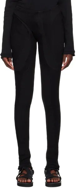 Черные брюки в стиле деконструированный Ottolinger