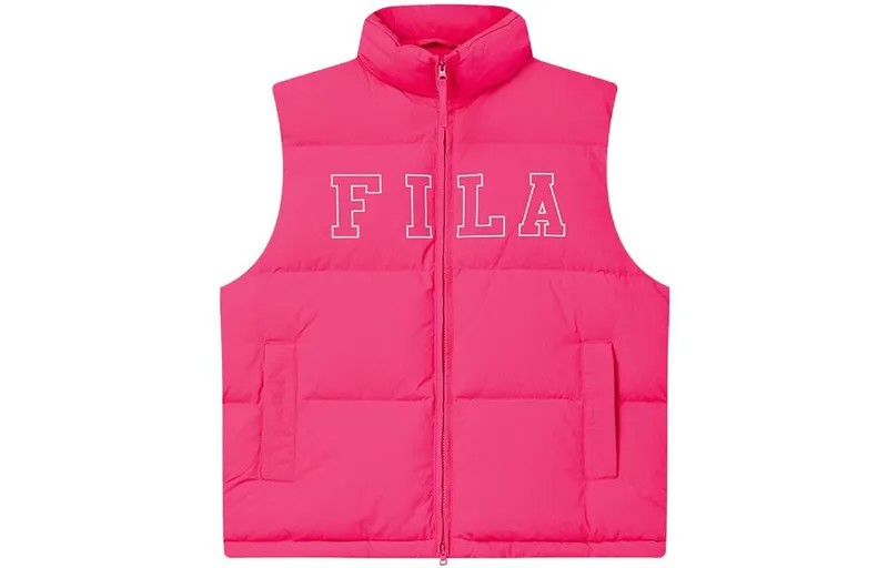 Жилет унисекс FILA, цвет Rose red