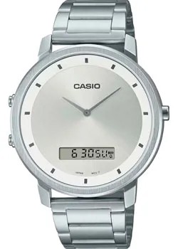 Японские наручные  мужские часы Casio MTP-B200D-7E. Коллекция Ana-Digi