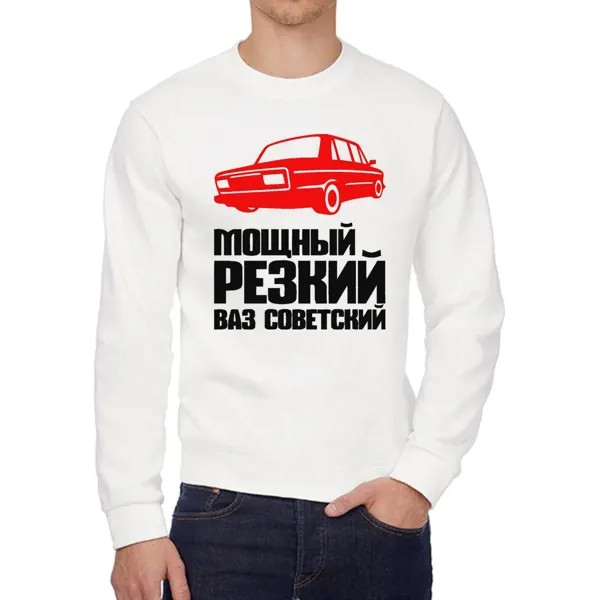 Свитшот унисекс CoolPodarok W0113274 белый 56 RU