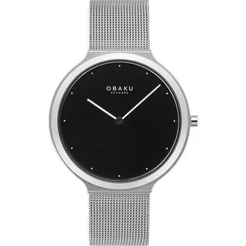 Наручные часы OBAKU V269LXCBMC, серебряный, черный