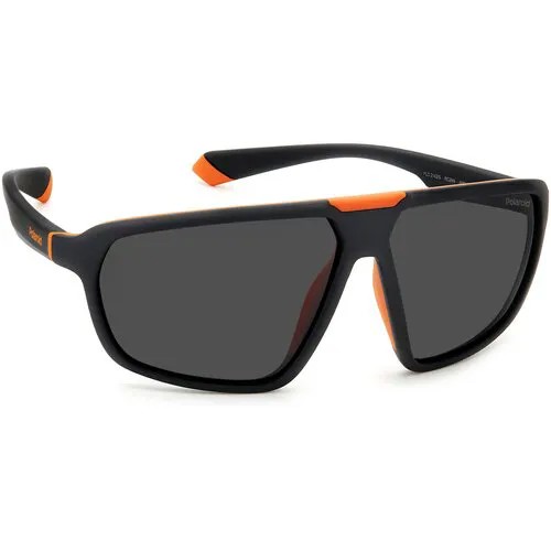 Солнцезащитные очки Polaroid Polaroid PLD 2142/S RC2 M9 PLD 2142/S RC2 M9, оранжевый, черный