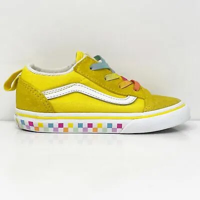 Vans Boys Classic 721454 Желтые повседневные кроссовки, размер 8,5