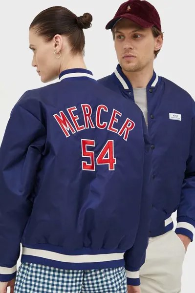 Бомбер Mercer Amsterdam, темно-синий