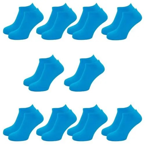 Носки LorenzLine, 10 пар, размер 39/40, голубой