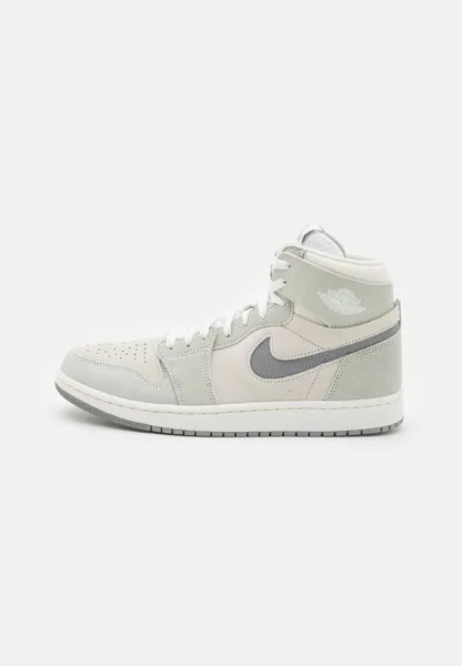 Высокие кроссовки Air Jordan 1 Zoom Cmft 2 Jordan, цвет summit white/particle grey/light silver/sail