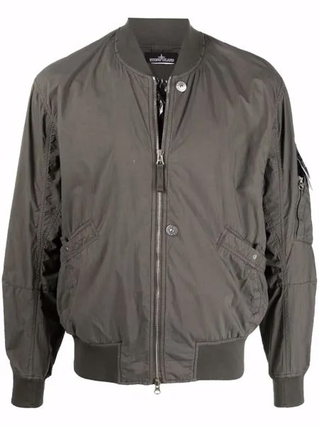 Stone Island Shadow Project бомбер на молнии