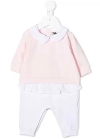 Karl Lagerfeld Kids спортивный костюм с логотипом
