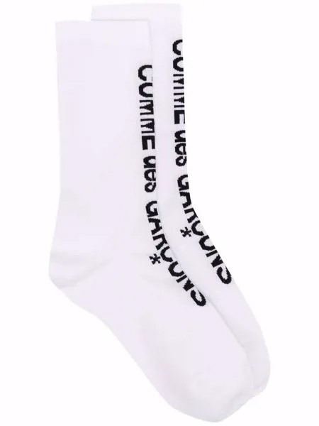 Comme Des Garçons logo-print socks