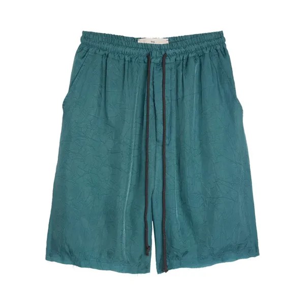 Шорты Song For The Mute Song for the Mute Raw Lined Elasticated Shorts, синий