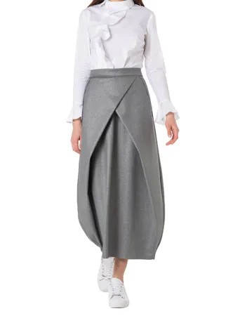 Юбка женская ADZHEDO 2722 серая 4XL
