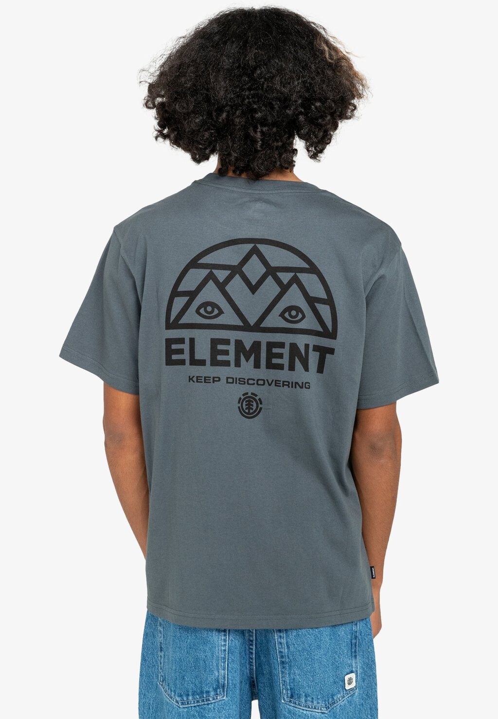 Футболка с принтом Element, серый