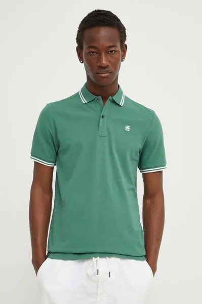 Поло G-Star Raw, зеленый