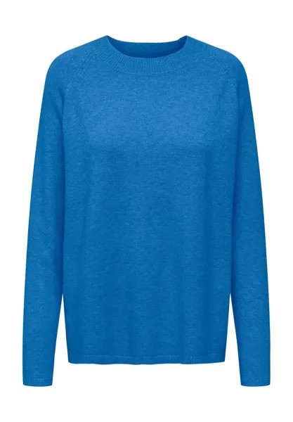 Вязаный свитер JDYMARCO O-NECK SPLIT NOOS, цвет blau