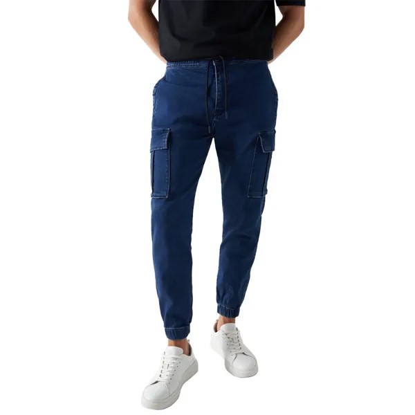 Джоггеры Salsa Jeans S-Activ Cargo, синий