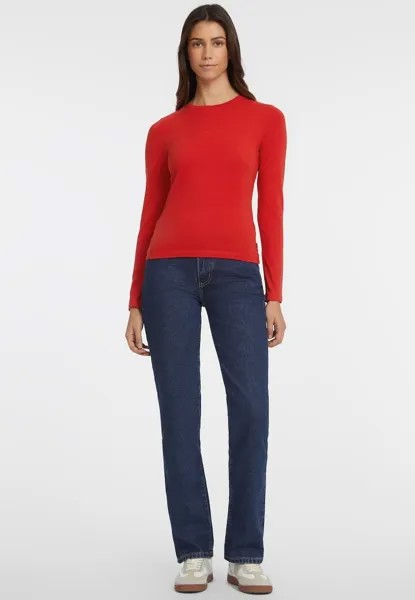 Футболка с длинным рукавом VESTIBILITÀ SLIM A MANICA LUNGA RICAMATA Guess Jeans, красный