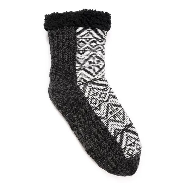 Женские носки MUK LUKS Fairisle Gripper Crew MUK LUKS