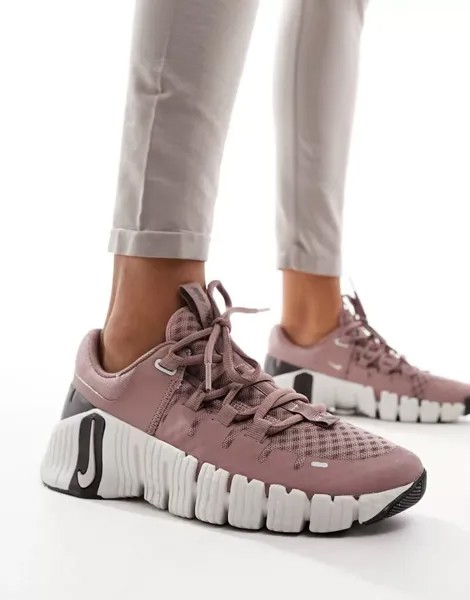 Дымчато-лиловые кроссовки Nike Free Metcon 5